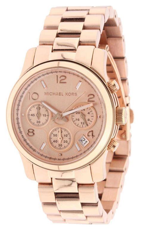 how much is a michael kors rose gold watch|rose gold mk watch women's.